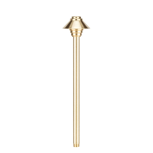 Vista PR-2165-BSN-150-W-G4 Path Light w/ 1.5 Watt 3000K LED - Brass