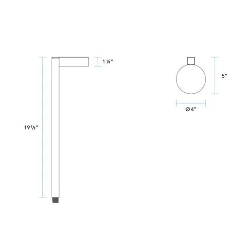 Vista PR-4201-150-W-G4 Path Light w/ 1.5 Watt 3000K LED
