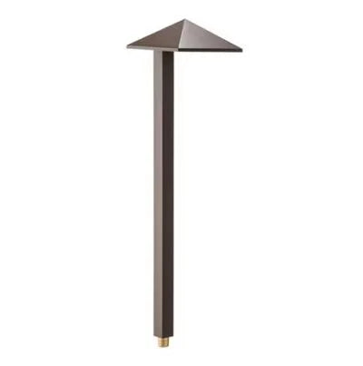 Vista PR-6540-Z-150-W-G4 Pyramid Path Light w/ 1.5 Watt 3000K LED - Bronze