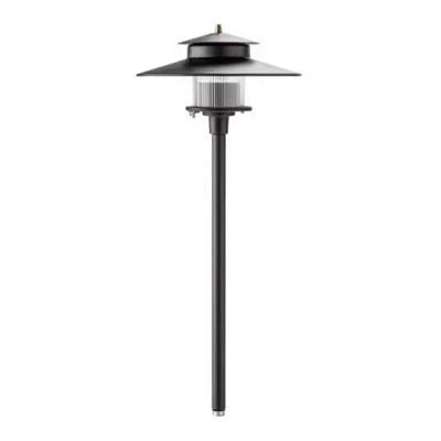 Vista PR-9207-B-150-W-G4 Pagoda Path Light w/ 1.5 Watt 3000K LED - Black
