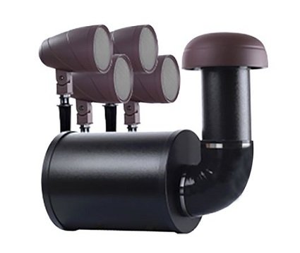 Vista SBV-10-4 Outdoor Sound Kit w/ 4 speakers, 4 ground stakes, & 1 Subwoofer