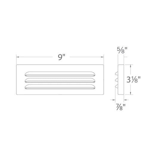 WAC 4901-27BZ Surface Mount Step Light w/ 2700K LED - Bronze