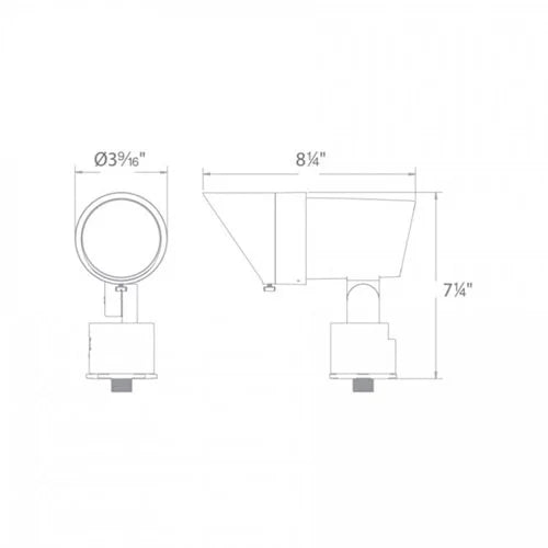WAC 5211-27BK Grand Accent Light w/ 2700K LED - Black