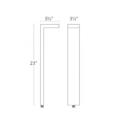 WAC 6081-27BZ Ledge Path Light w/ 2700K LED - Bronze