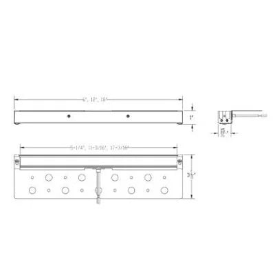 WAC 7122-27/30BZ Hardscape Light 12 Inch w/ 2700/3000K LED - Bronze